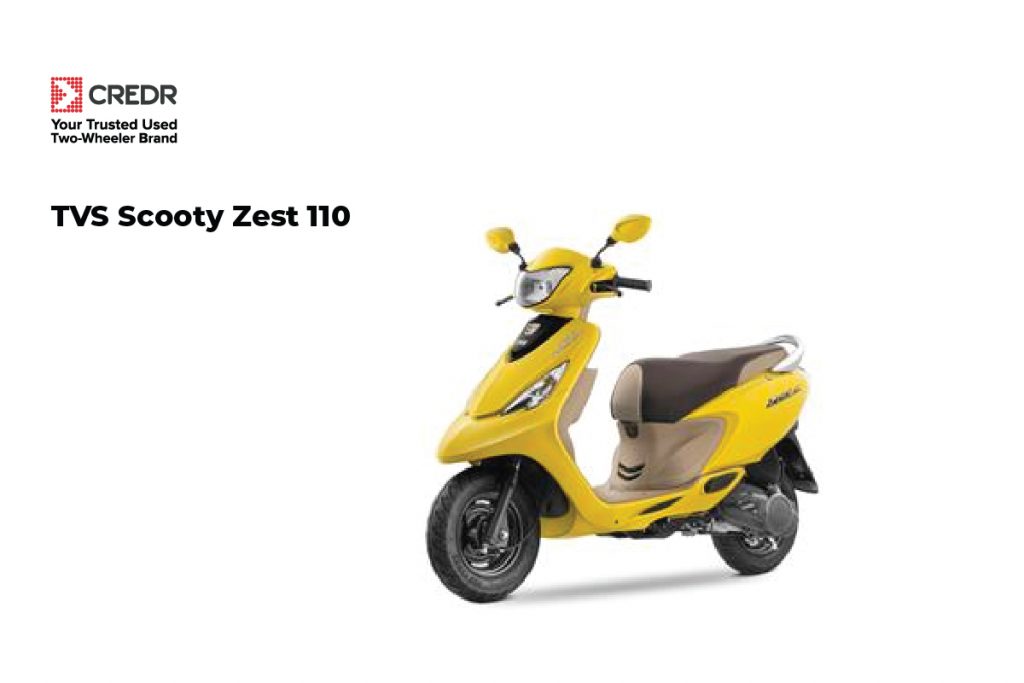 lightweight scooters - TVS Scooty Zest 110